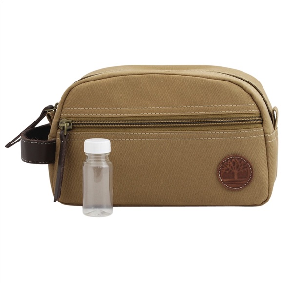 Timberland Other - Timberland Washed Khaki Canvas Travel Kit